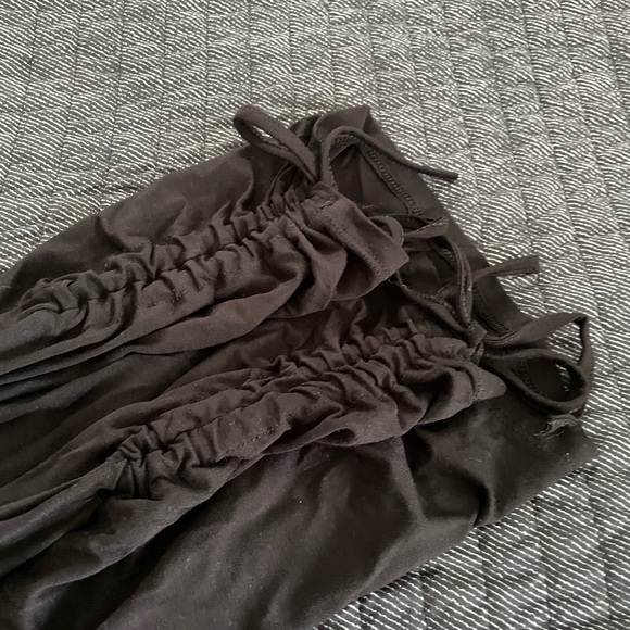 Vivint Black Top with Silver and Black Sequins and Ruching in the Sides - Picture 9 of 9